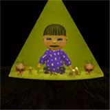 Baby in Blue Scary House Game