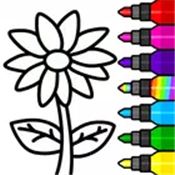 Kids Drawing & Coloring Book