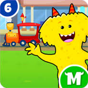 My Monster Town - Toy Train Games for Kids