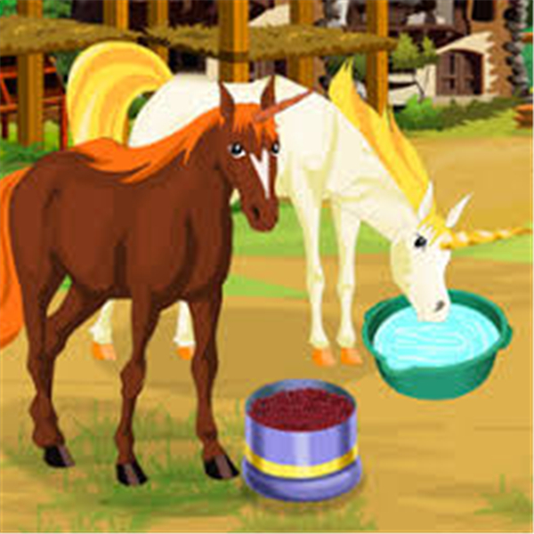 Caring for Unicorn, Horse Game