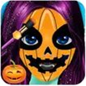 Cute Girl Halloween Makeup Art