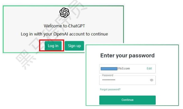 登录ChatGPT账号