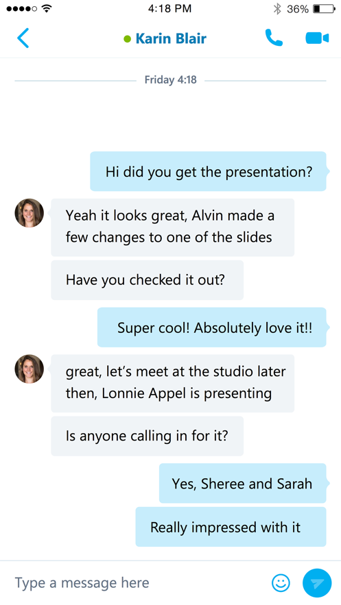 国外社交软件Skype screenshot 国外社交软件Skype screenshot
