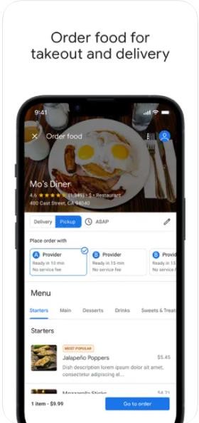 Google 地图 screenshot Google 地图 screenshot