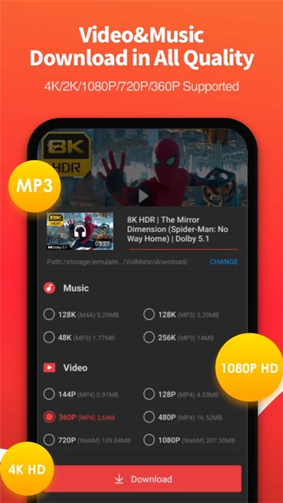 VidMate - HD video downloader