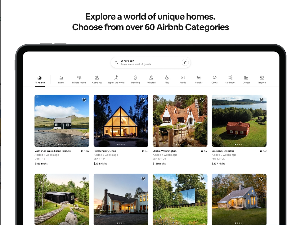 Airbnb screenshot