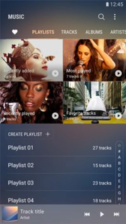 Samsung Music screenshot