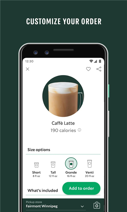 Starbucks screenshot