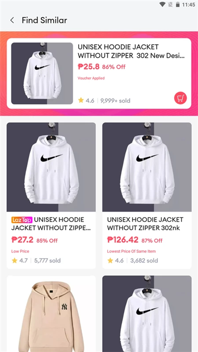 Lazada screenshot