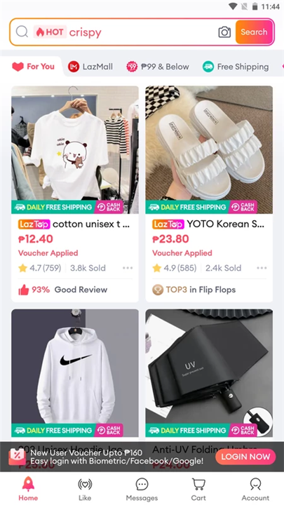 Lazada screenshot