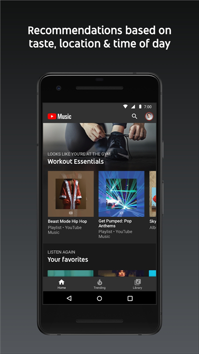 YouTube Music screenshot