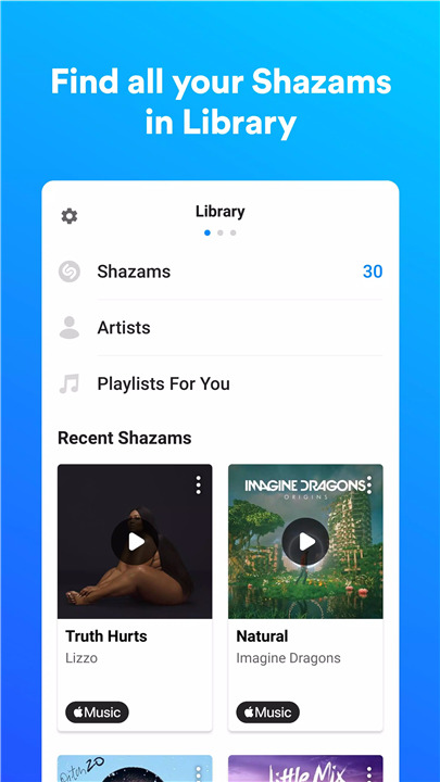 Shazam screenshot