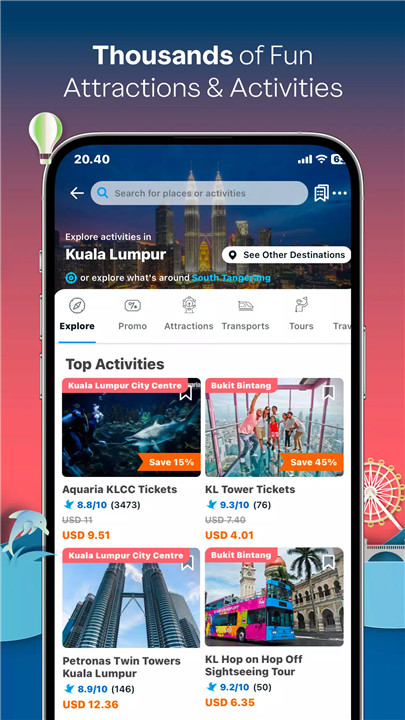 Traveloka screenshot