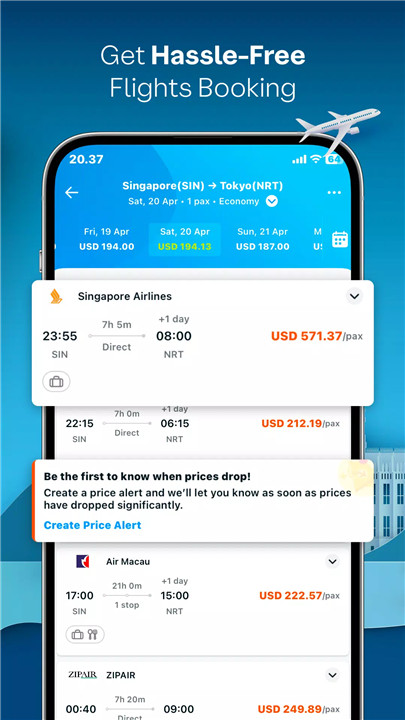 Traveloka screenshot