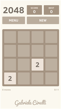 2048 screenshot