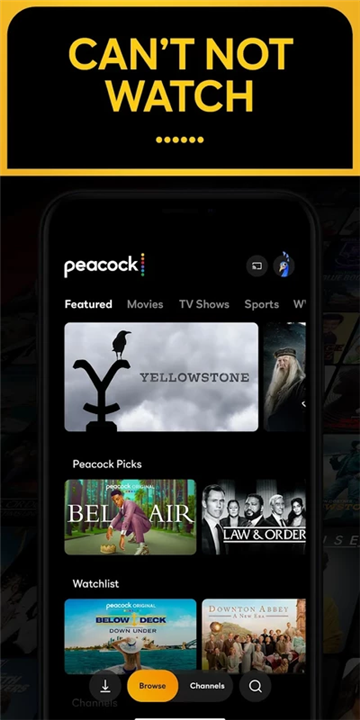 Peacock TV screenshot