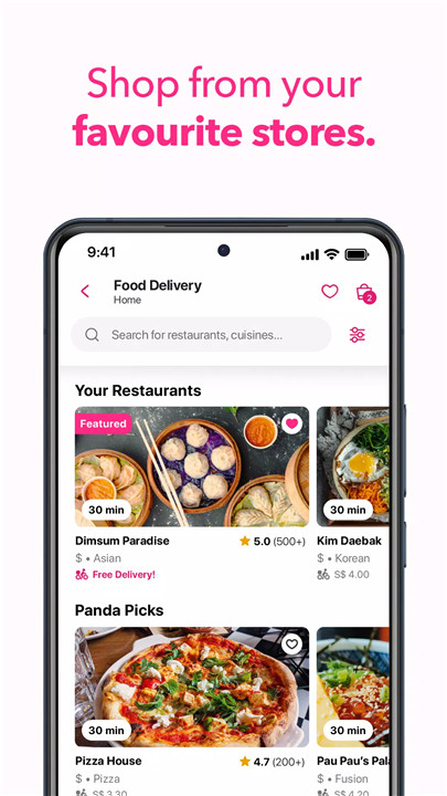 foodpanda screenshot