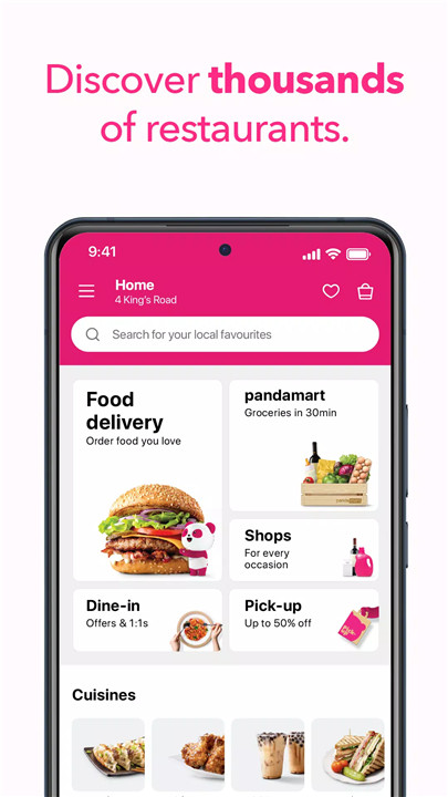 foodpanda screenshot