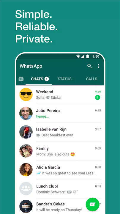 WhatsApp Messenger screenshot