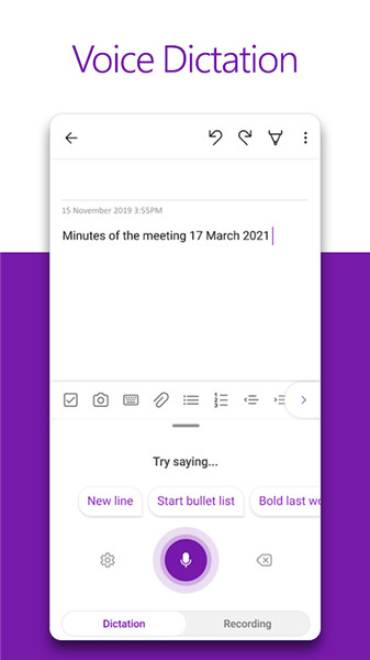 Microsoft OneNote screenshot