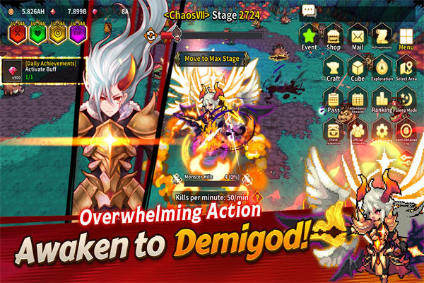 Demigod Idle screenshot