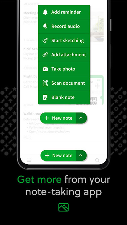 Evernote screenshot