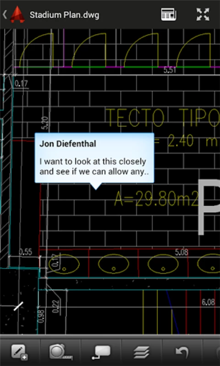 AutoCAD 360 screenshot