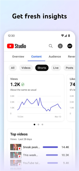 YouTube Studio screenshot