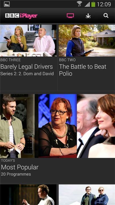 BBC iPlayer screenshot