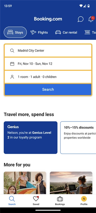 Booking.com: Travels & Hotels screenshot