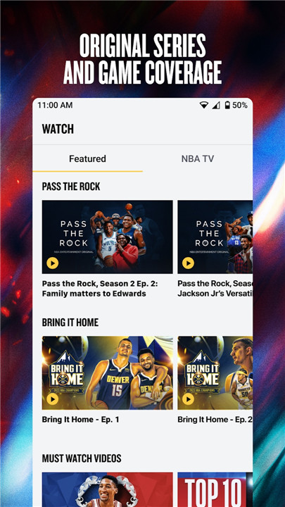 NBA screenshot