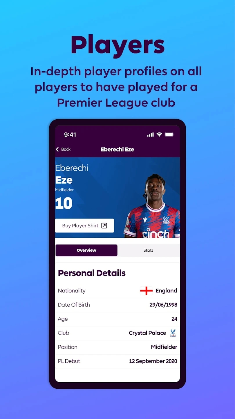 Premier League screenshot