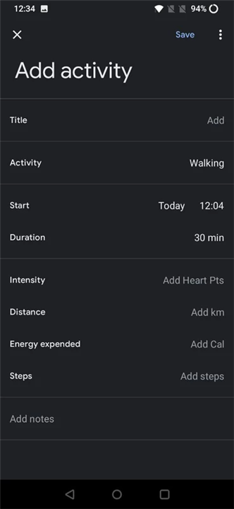 Google Fit: Activity Tracking screenshot