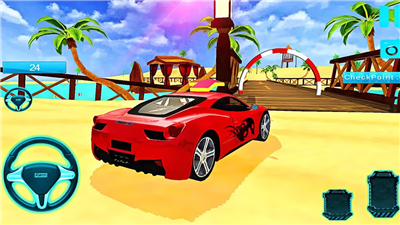 Water Surfer: Car Racing Games screenshot