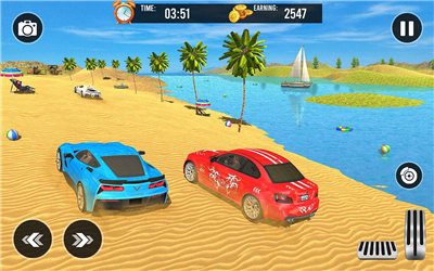 Water Surfer: Car Racing Games screenshot