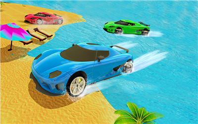 Water Surfer: Car Racing Games screenshot