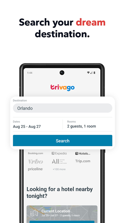 Trivago screenshot