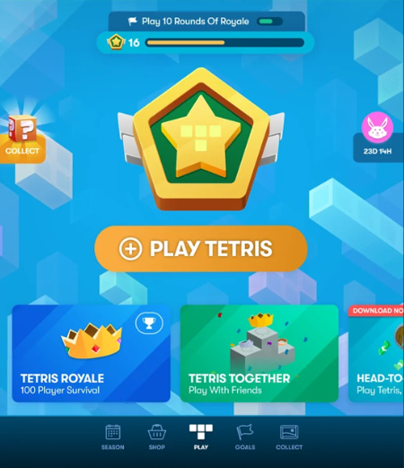 Tetris screenshot