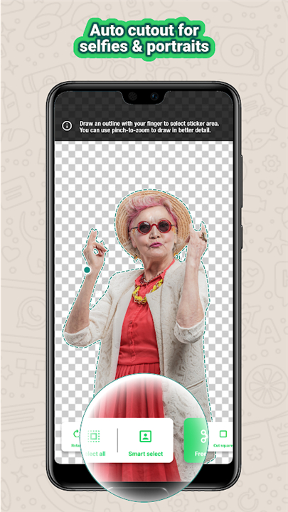 Sticker maker screenshot