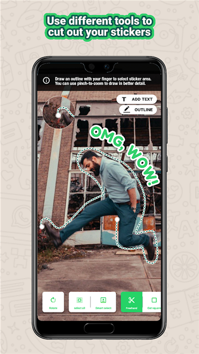 Sticker maker screenshot