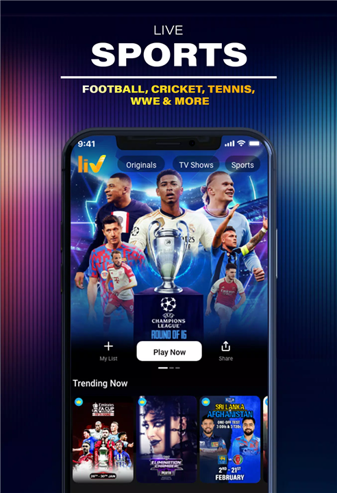 Sony LIV: Sports & Entertainment screenshot