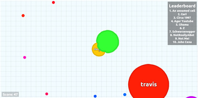 Agar.io screenshot