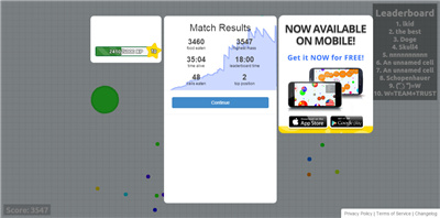 Agar.io screenshot