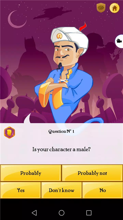 Akinator screenshot