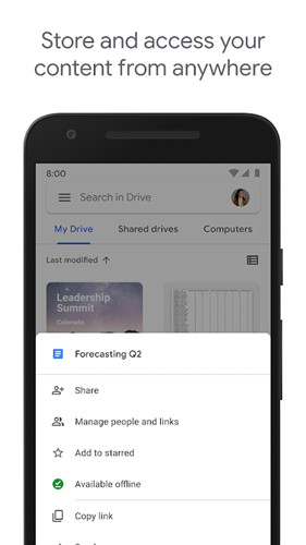 Google Drive screenshot