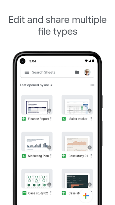 Google Sheets screenshot