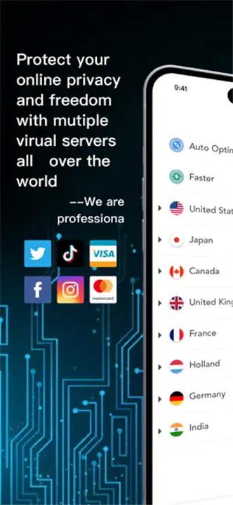 SuperVPN screenshot