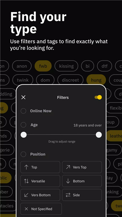 Grindr screenshot