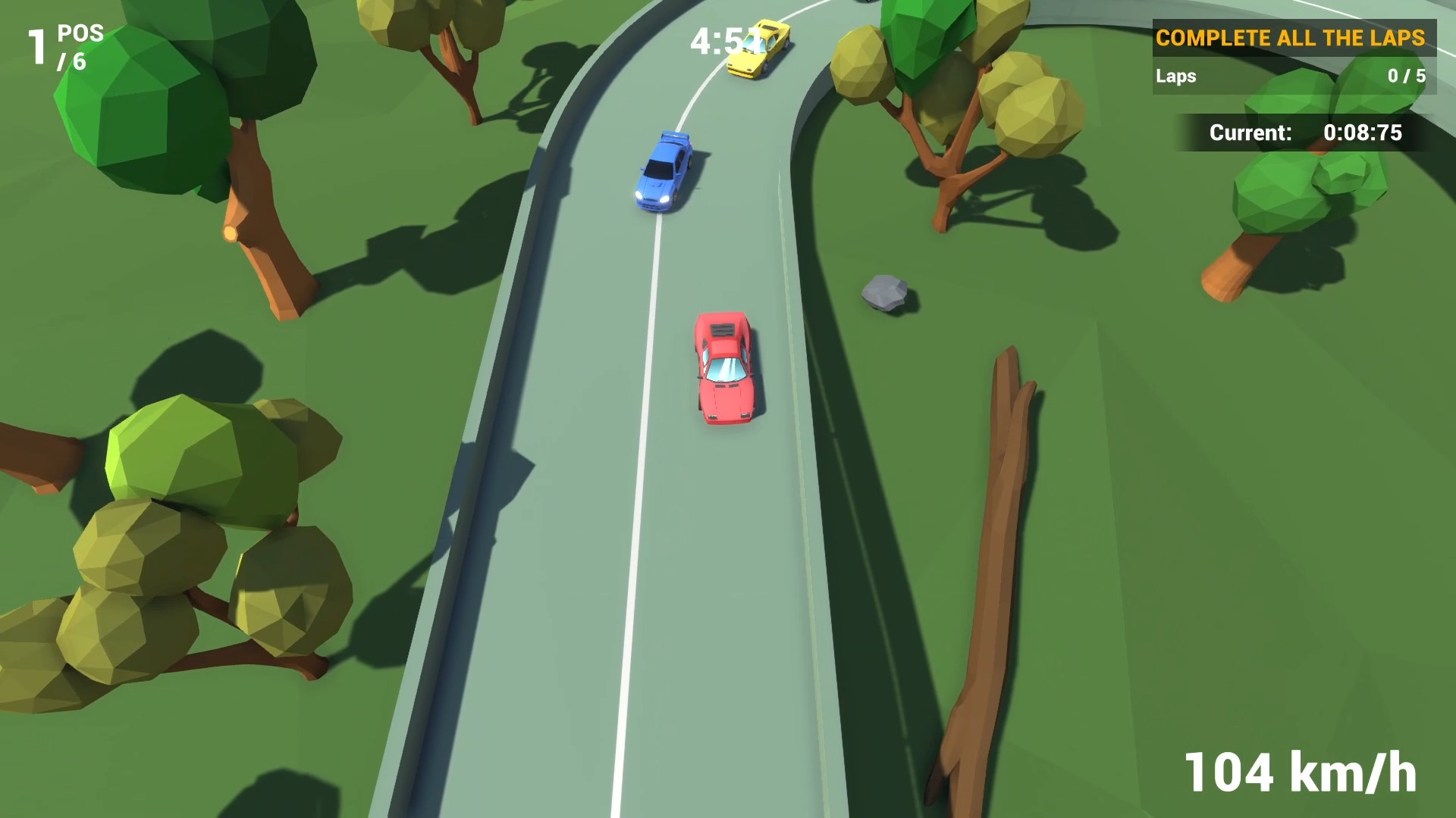 Smash racing: arcade racing screenshot