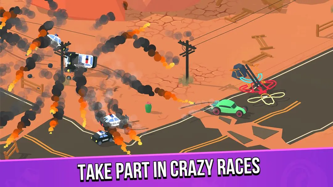 Smash racing: arcade racing screenshot